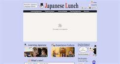 Desktop Screenshot of japaneselunch.com